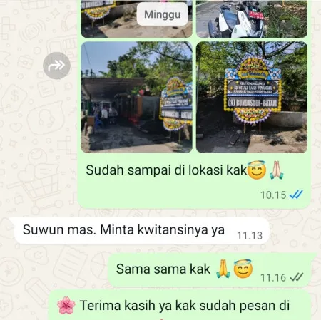 Pengiriman Papan Bunga Duka Sidarum Kutoarjo